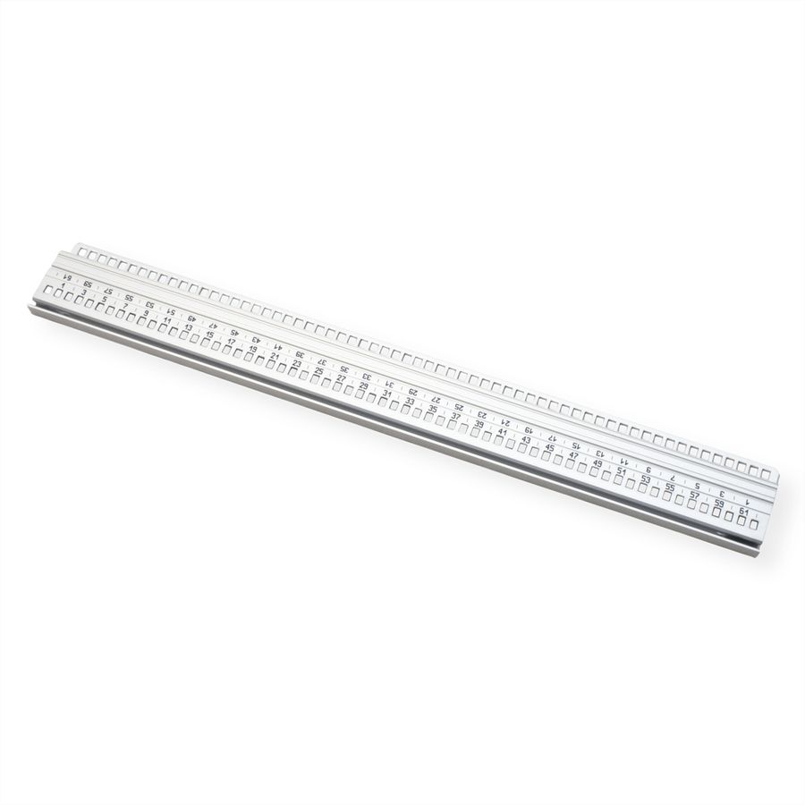 Rail horizontal SCHROFF, avant, type H-LD, lourd, lèvre longue, pour application IEEE, 63 HP