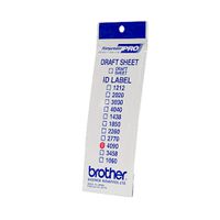 Brother ID4090 étiquette à imprimer Blanc