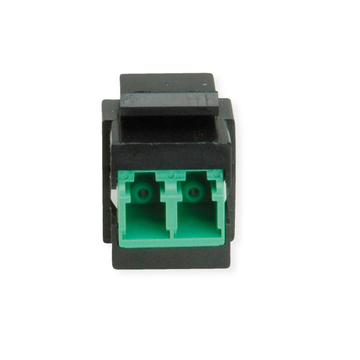 ROLINE Raccord optique LC/LC duplex monomode, Keystone, OS2, APC