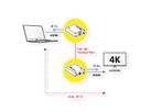 ROLINE Prolongateur HDMI A/V via Cat.6A, 4K@60Hz, 30m/45m