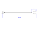 BACHMANN Câble 2x0,75 3m noir, H03VVH2-F Connecteur Euro