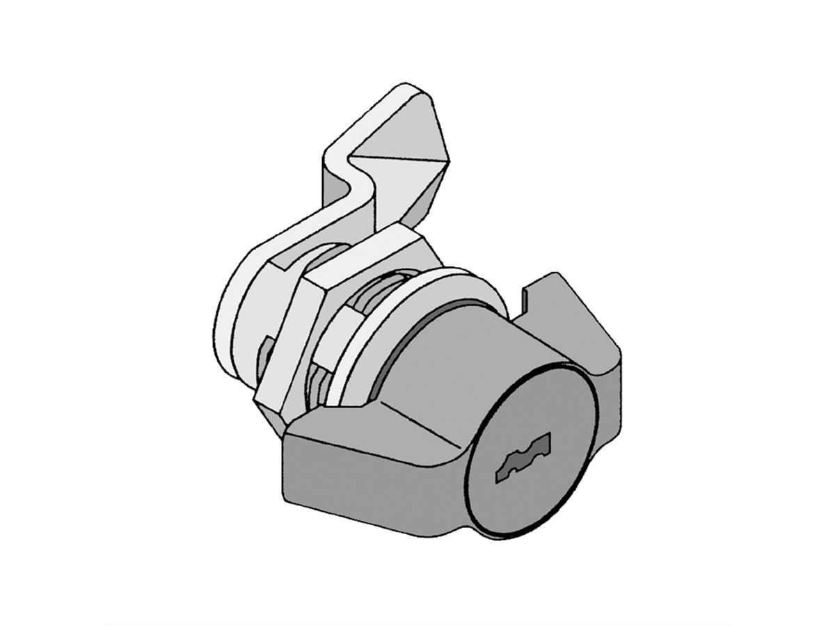Serrure quart-de-tour, Pour racks 19"