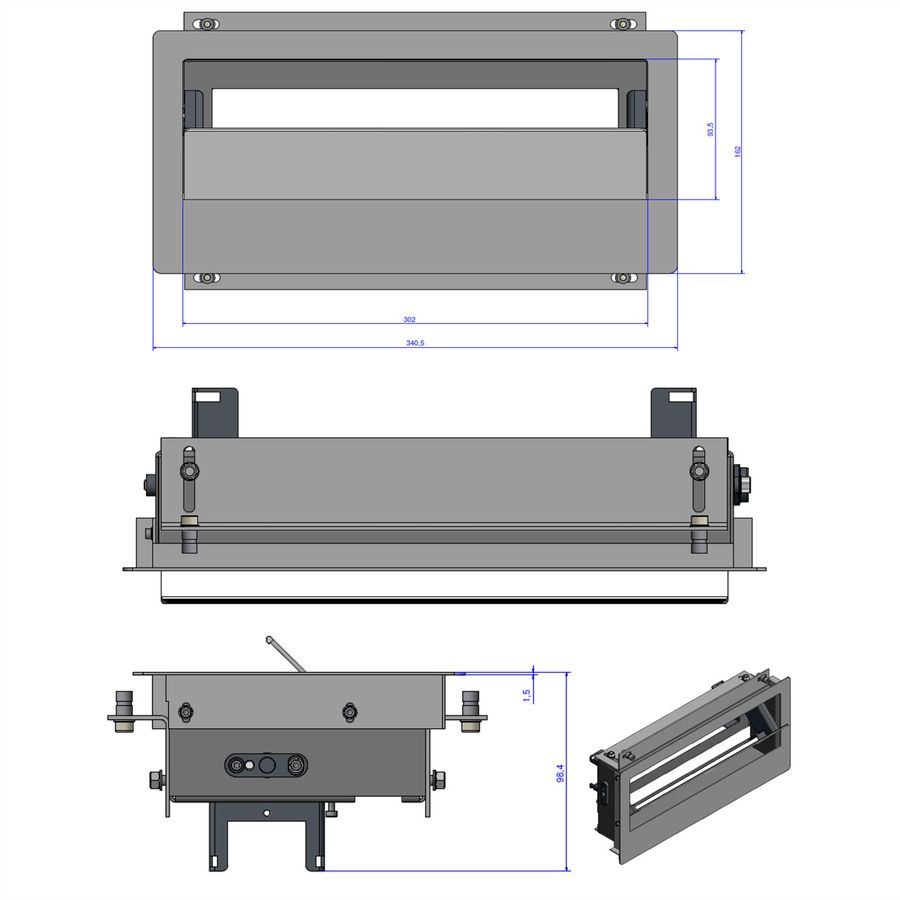 BACHMANN TOP FRAME version sur la table avec cadre