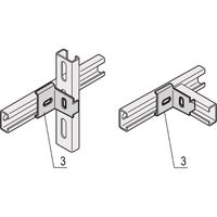 SCHROFF Eurorack C-Rail Support combiné