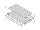 SCHROFF Interscale 19" Châssis à monter en rack, non perforé, 3 U, 84 HP, 221 mm