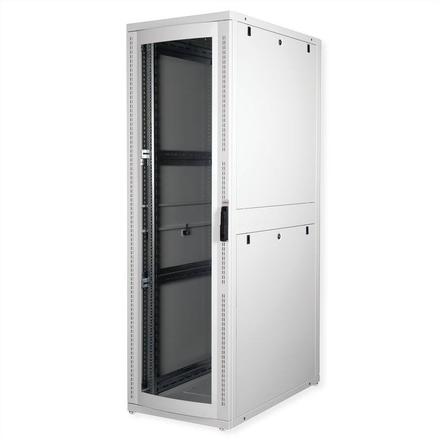 ROLINE 19" Baie serveur Pro 42U, 600x1000 LxP gris Plexiglas