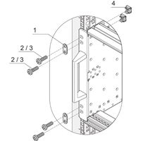 SCHROFF EuropacPRO 19" Kit de matériel de fixation double