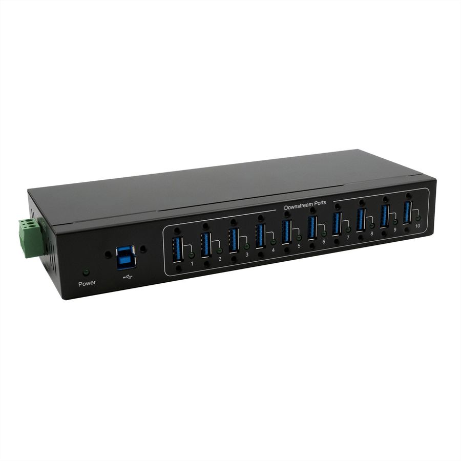 EXSYS EX-11220HMVS HUB 10 ports USB 3.2 Gen 1 Métal VIA VL811+ Chipset