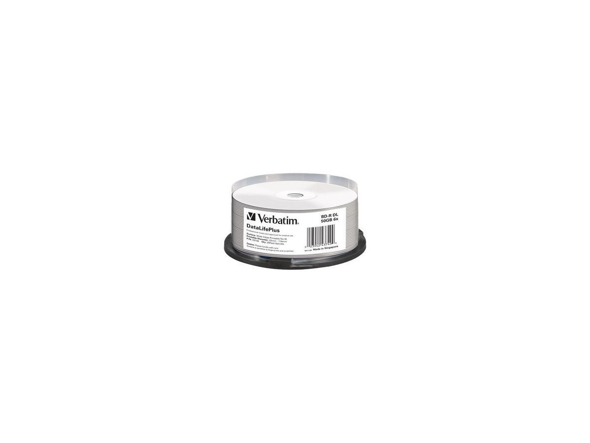 Verbatim DataLifePlus BD-R 50 Go 25 pièce(s)