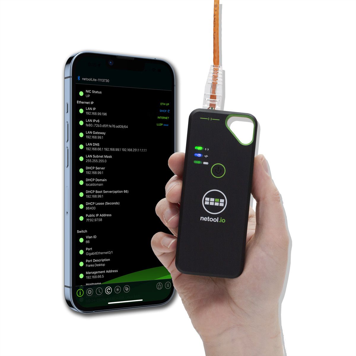 NetPeppers netool.io Lite Testeur de réseau intelligent