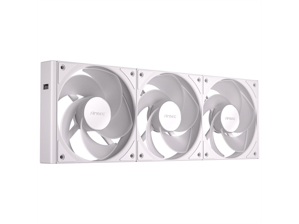 ANTEC C120R ARGB White Ventilateur de boîtier PC, pack de 3, blanc