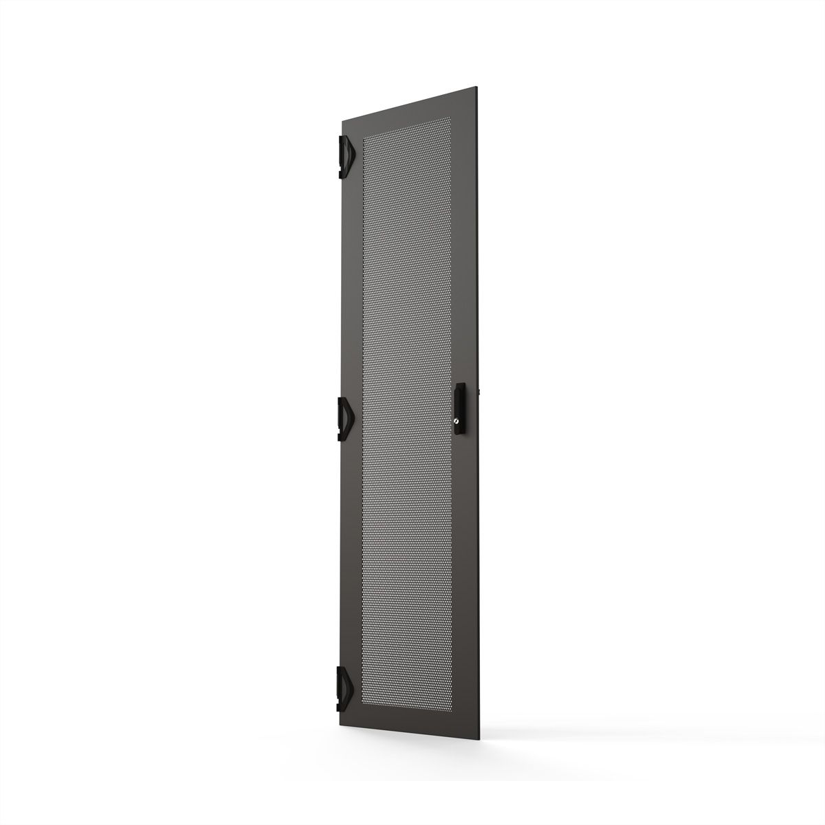SCHROFF Varistar CP Porte en acier, perforée avec verrouillage 1 point, RAL 7021, 42 U, 2000H, 600W