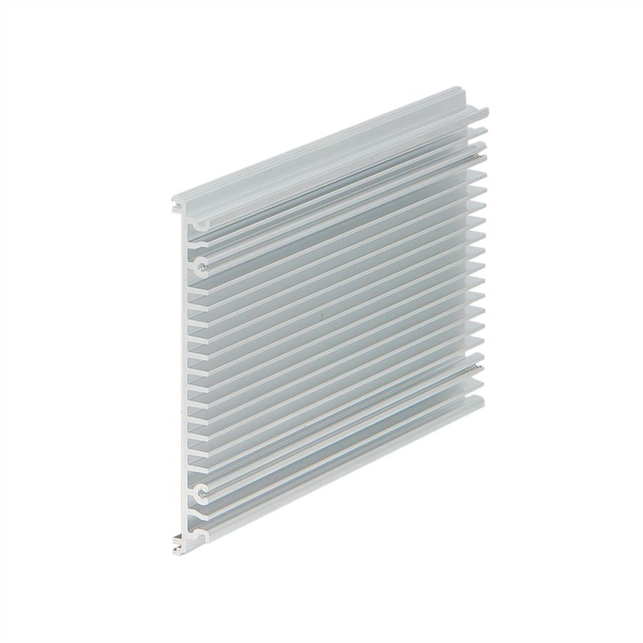 Cadre SCHROFF, type unité enfichable, panneau latéral extrudé, avec ailettes de refroidissement, gauche ou droite, 3 U, 160 mm