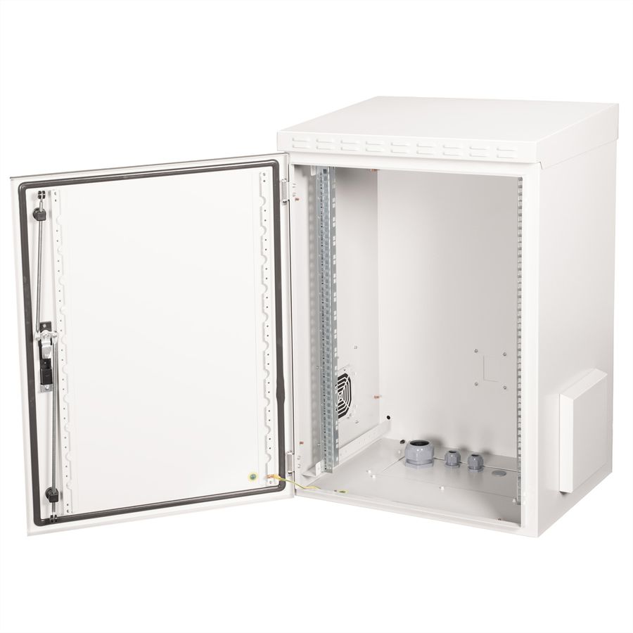 ROLINE 19" Boîtier mural Pro 16U, 600x450 LxP IP55 outdoor gris