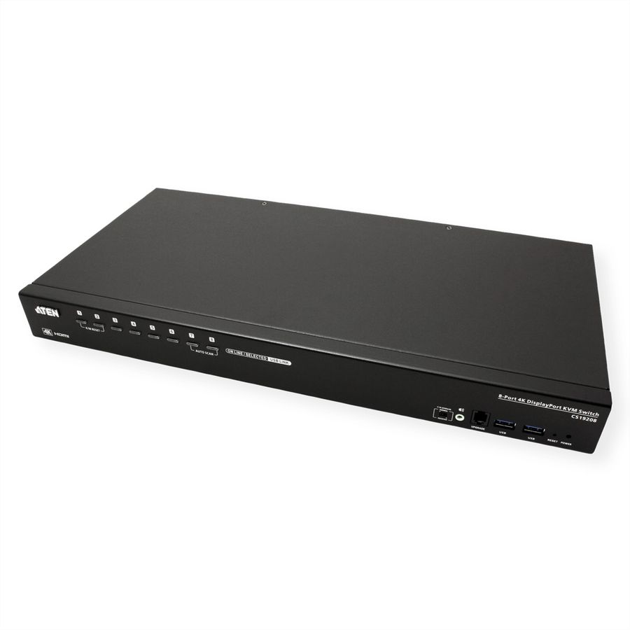 ATEN CS19208 Commutateur KVM DisplayPort 4K 8 ports USB 3.0