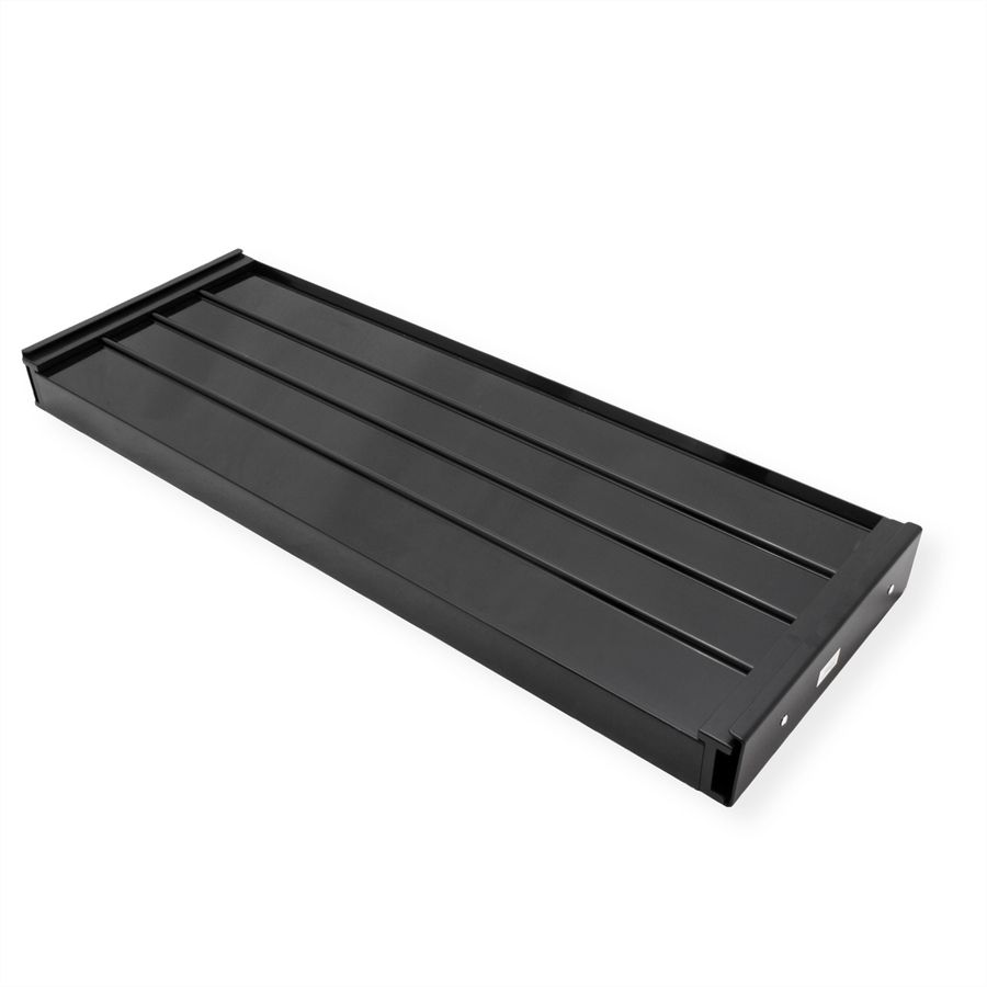 VALUE Tiroir sous bureau ultra-mince, grand modèle, noir