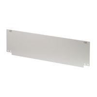 Face avant Inpac SCHROFF, avec charnières en bas, 6 U, 2,5 mm, alu, anodisé, bords non traités