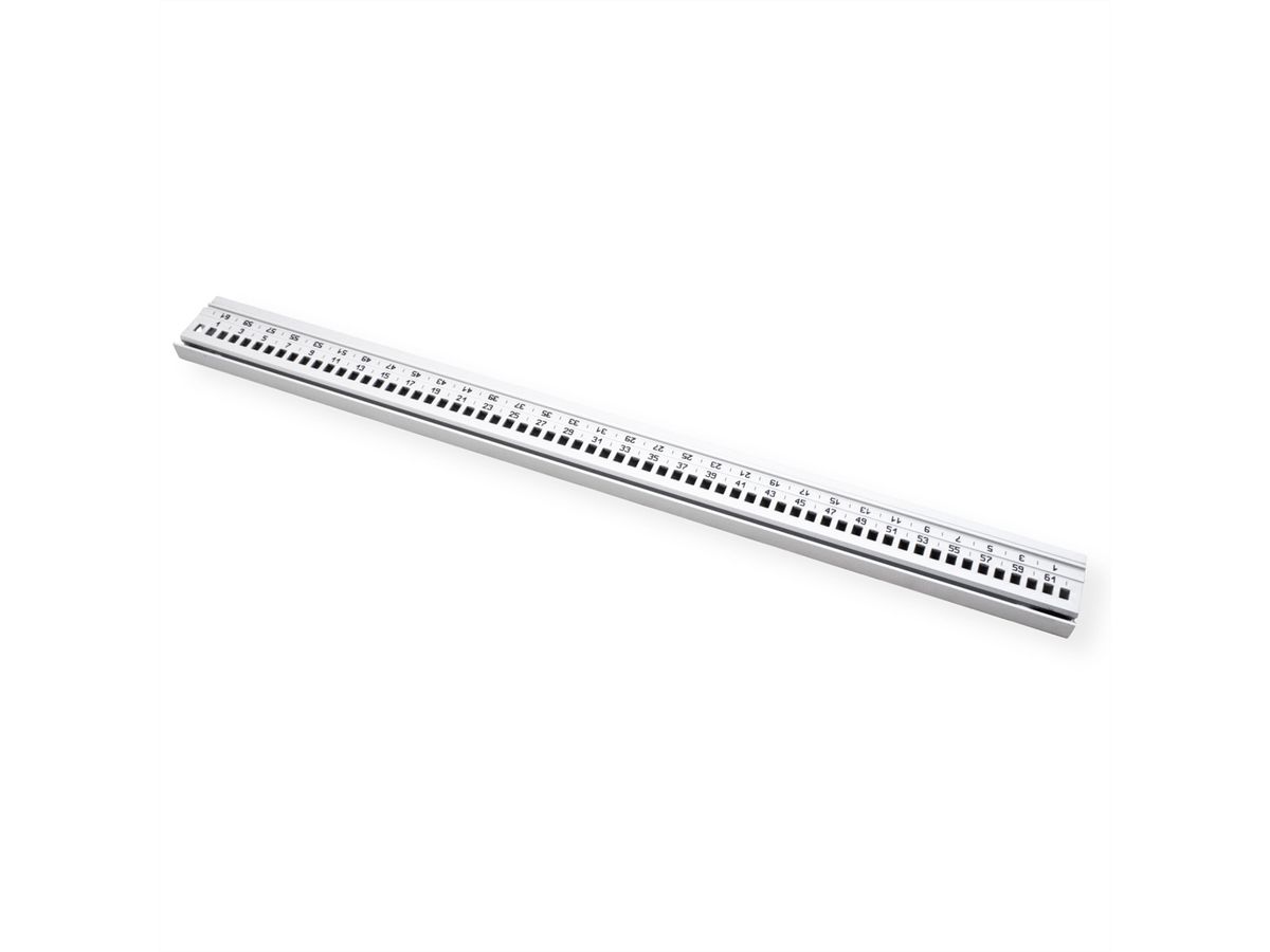 Rail horizontal SCHROFF, arrière, type H-ST, lourd, standard, 63 HP