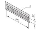 SCHROFF Eurorack Support de charnière de porte pour porte raccourcie, 19" Eurorack