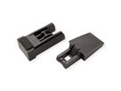 SCHROFF Pied basculant pour châssis, plastique, RAL 7016