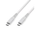 VALUE Câble compatible USB 3.2 Gen2, avec PD (Power Delivery), avec Emark, C-C, M/M, blanc, 5 m