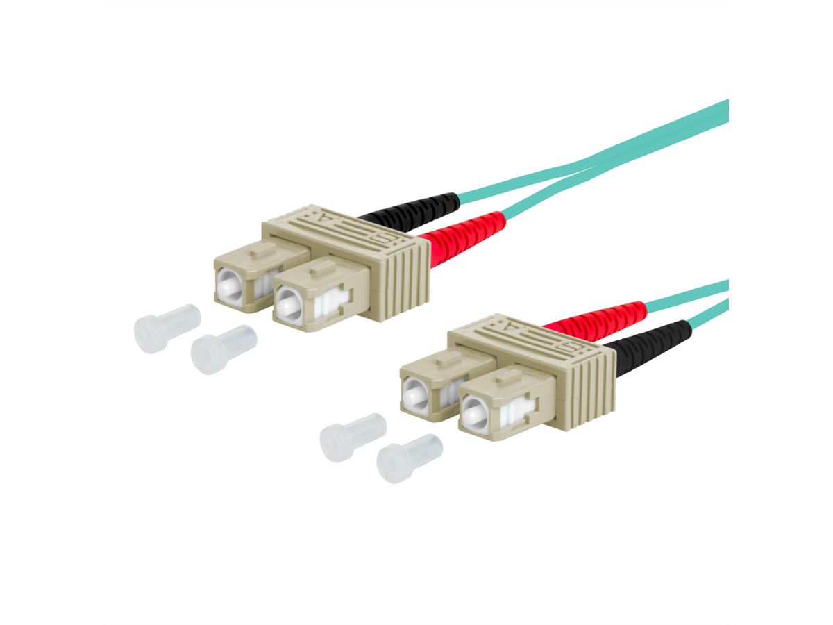 METZ CONNECT OpDAT cordon de brassage, SC-D/SC-D OM3, 2 m