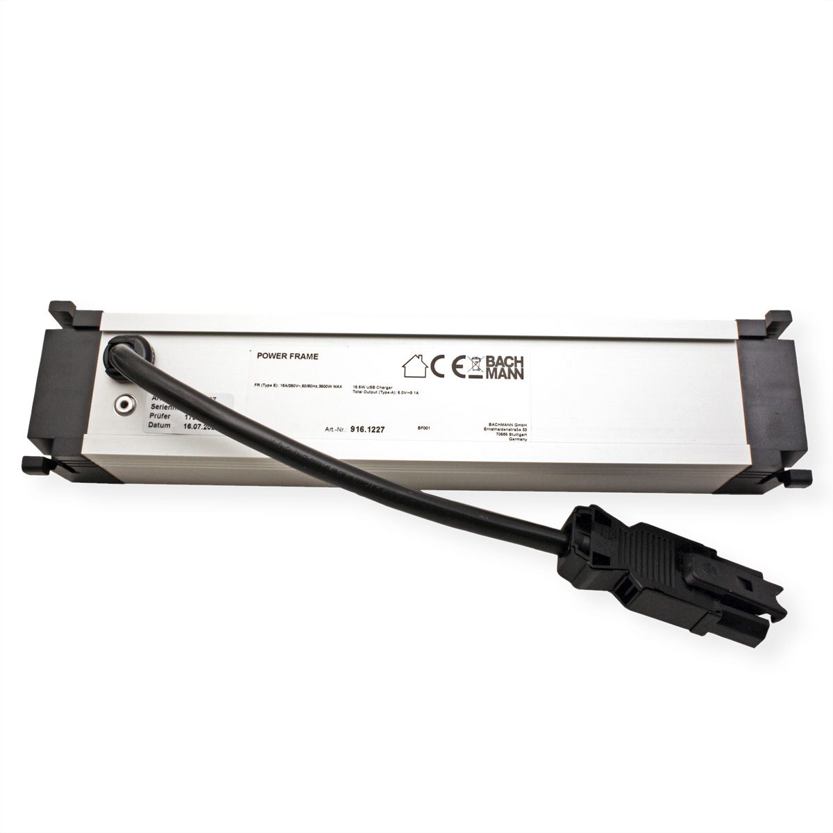 BACHMANN Power Frame 3xUTE, 1x chargeur USB double