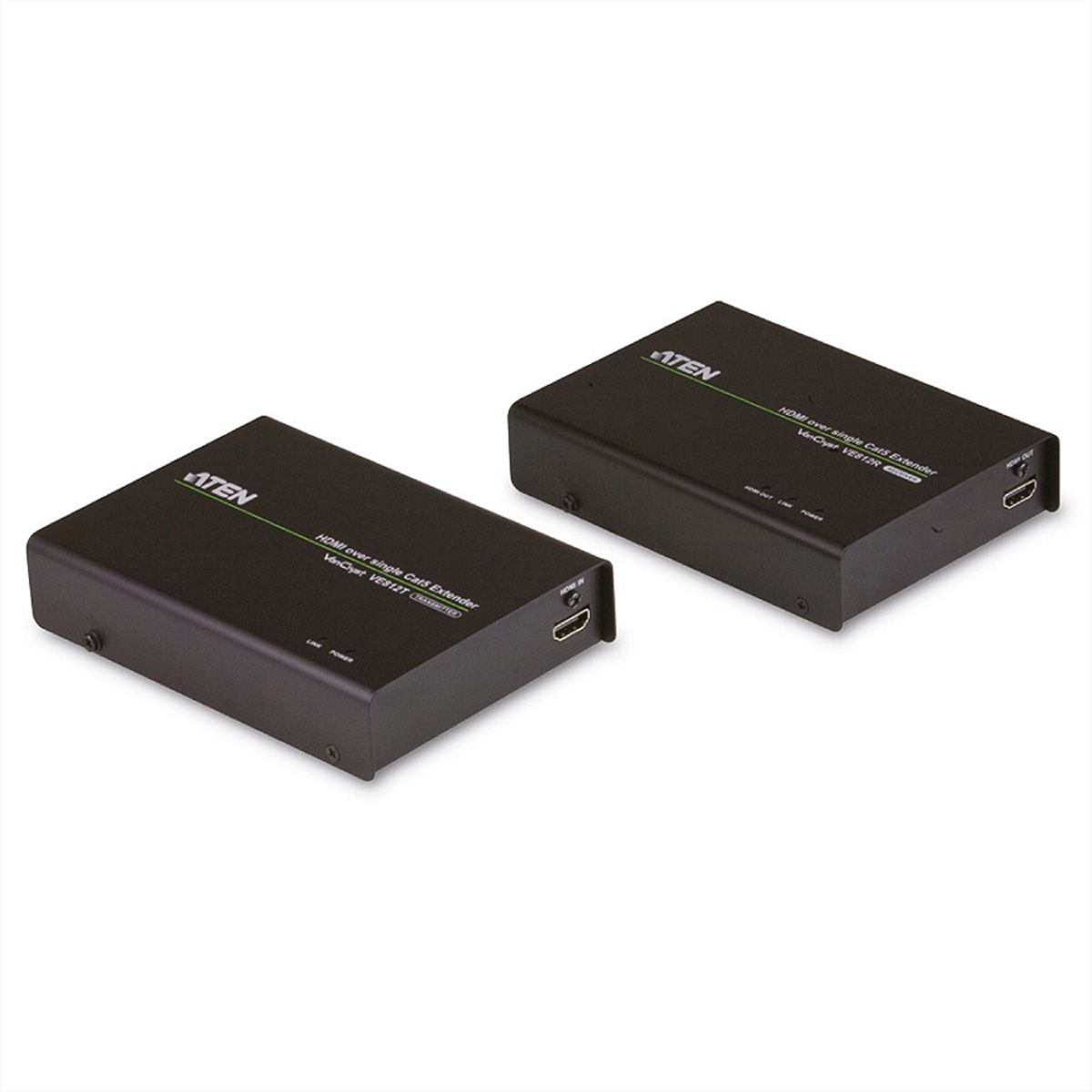 ATEN VE812 Extension HDBaseT HDMI, récepteur et transmetteur, Cat. 5e, 100m