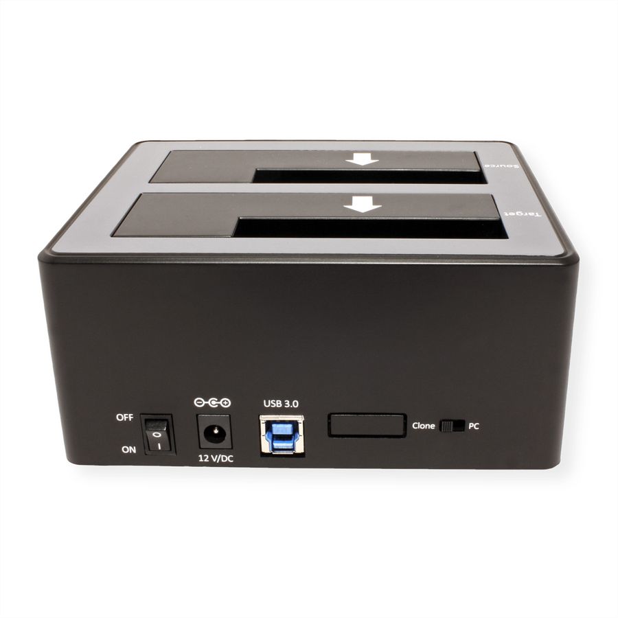 ROLINE Station d'accueil HDD/SSD 2.5" / 3.5" SATA, USB 3.2 Gen 1, fonction Copie