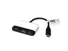 VALUE Adaptateur USB type C - HDMI, USB 3.2 Gen 1 type A + type C PD