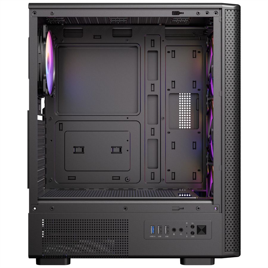 ANTEC VX-310 ARGB Boîtier PC ATX, Micro-ATX , ITX Mid Tower Gaming, noir
