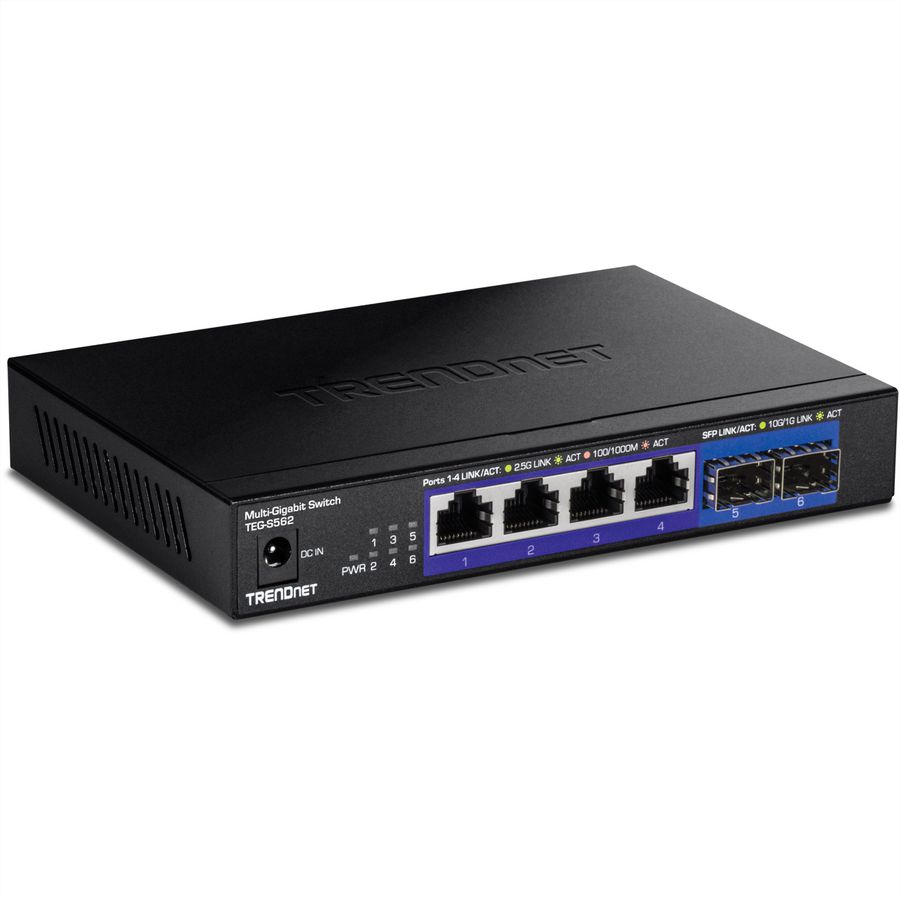 TRENDnet TEG-S562 Switch Multi-Gigabit à 6 ports, non administrable