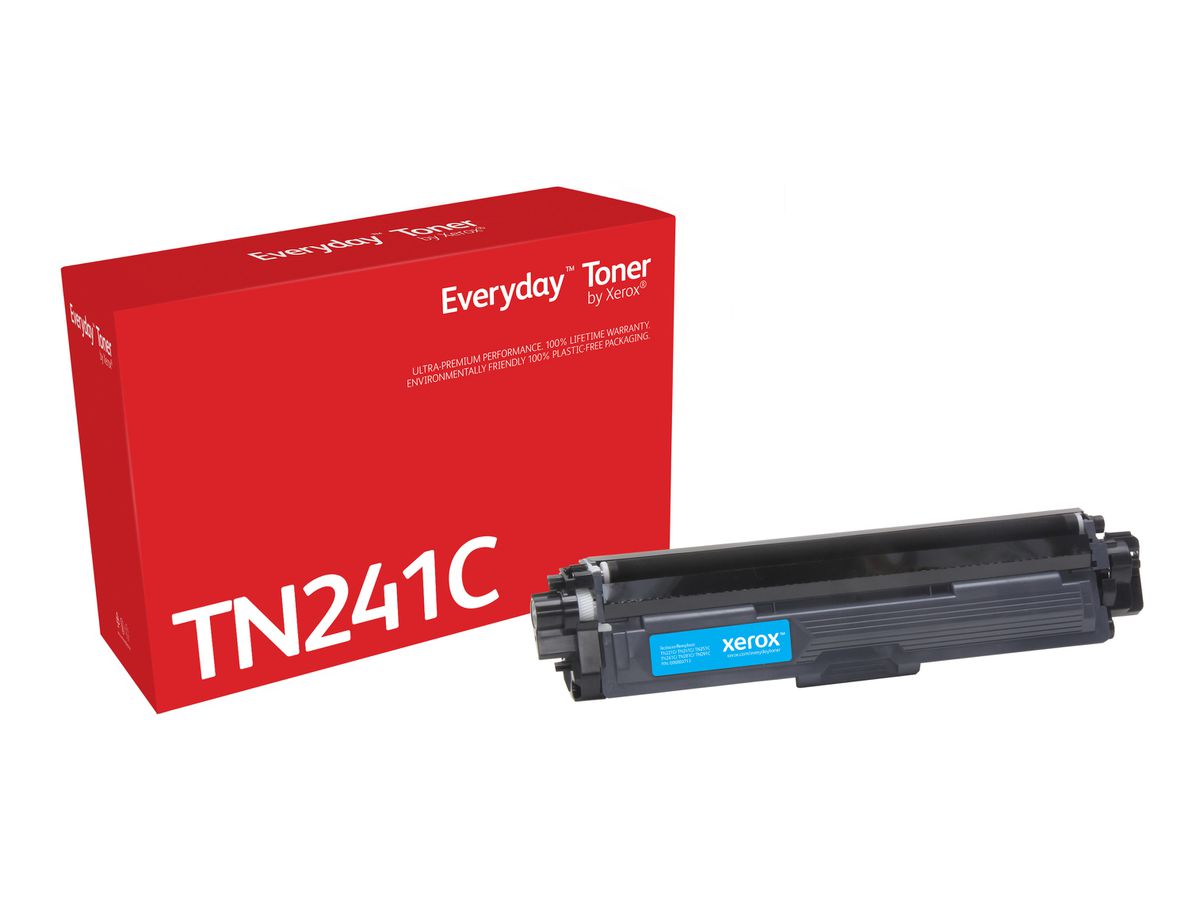 Everyday Toner Cyan ™ de Xerox compatible avec Brother TN241C, Capacité standard