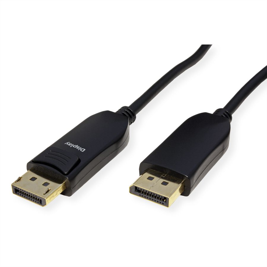 ROLINE Câble DisplayPort v2.1 (AOC), M/M, 50 m