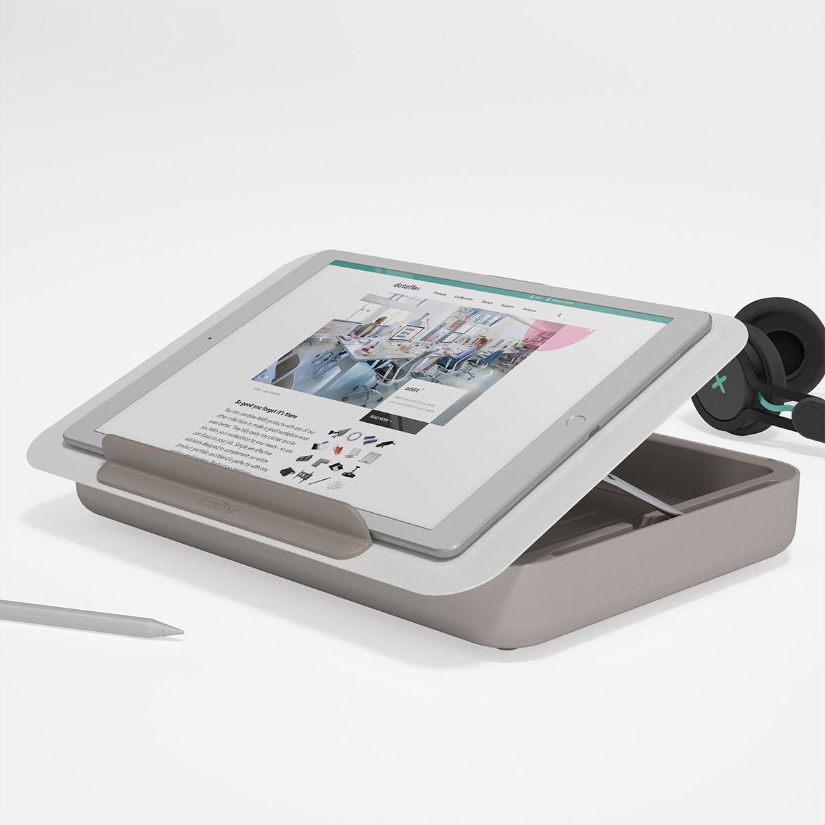 DATAFLEX Addit Bento Boite à accessoires, blanc