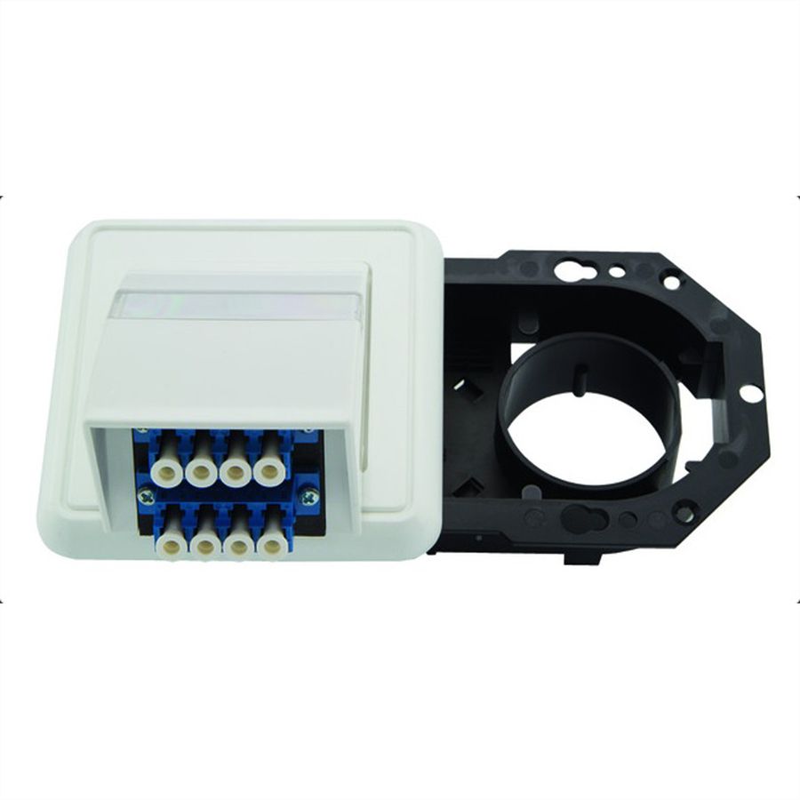 TELEGÄRTNER Embase pour fibre optique 2xLC QUAD, (A+C)