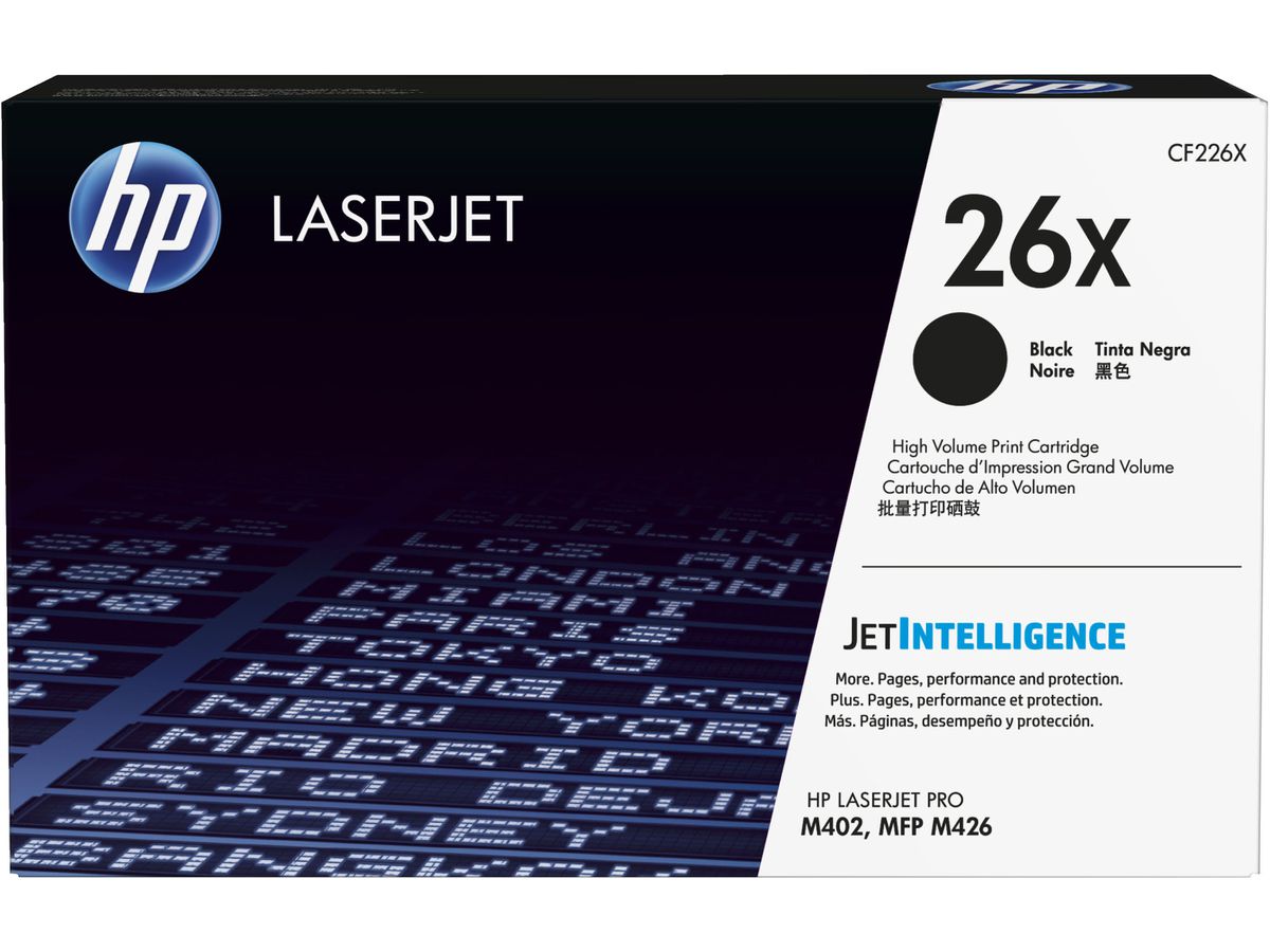 HP 26X toner LaserJet noir grande capacité authentique