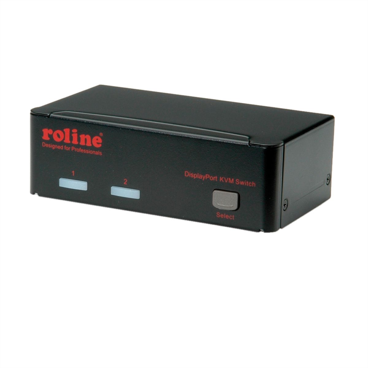 ROLINE Switch KVM DisplayPort, 1 Utilisateur - 2PCs
