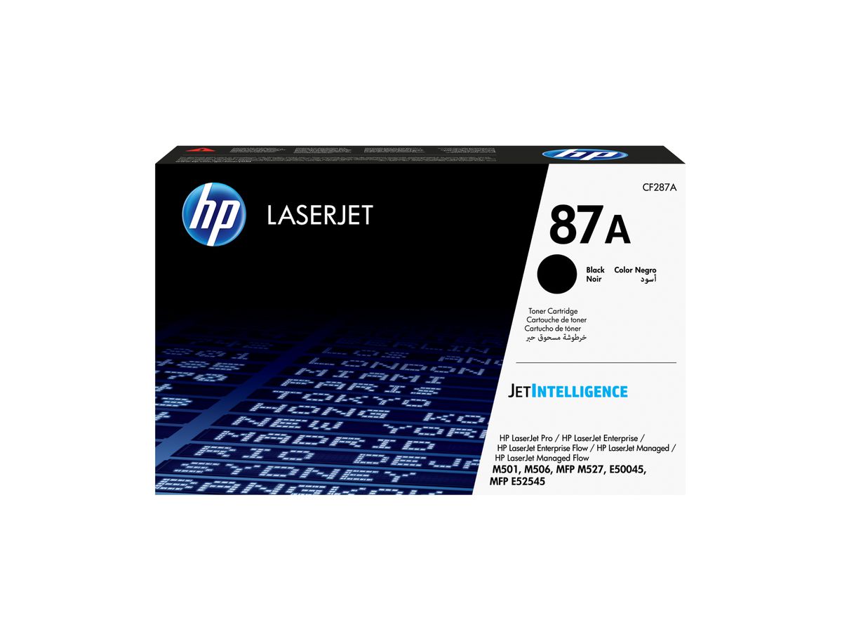 HP 87A toner LaserJet noir authentique