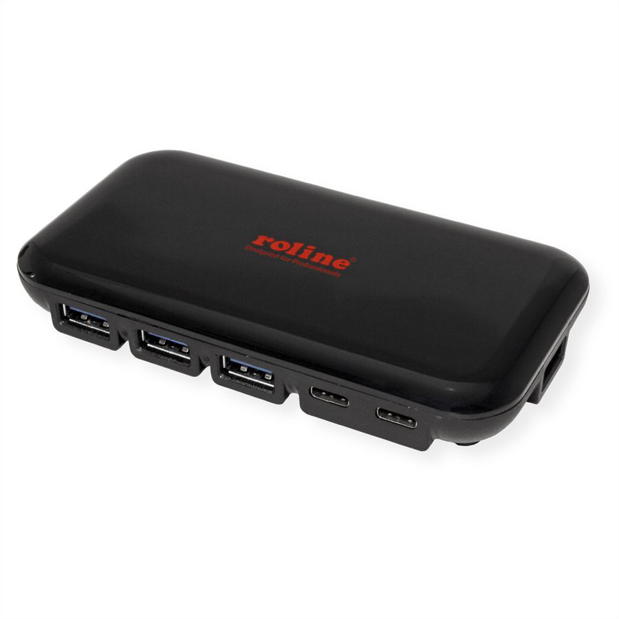 ROLINE Hub USB 3.2 Gen 2, 7 ports, (3x type C + 4x type A)