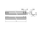 SCHROFF Eurorack Rail coulissant, 25 kg, 600D, 5 paires
