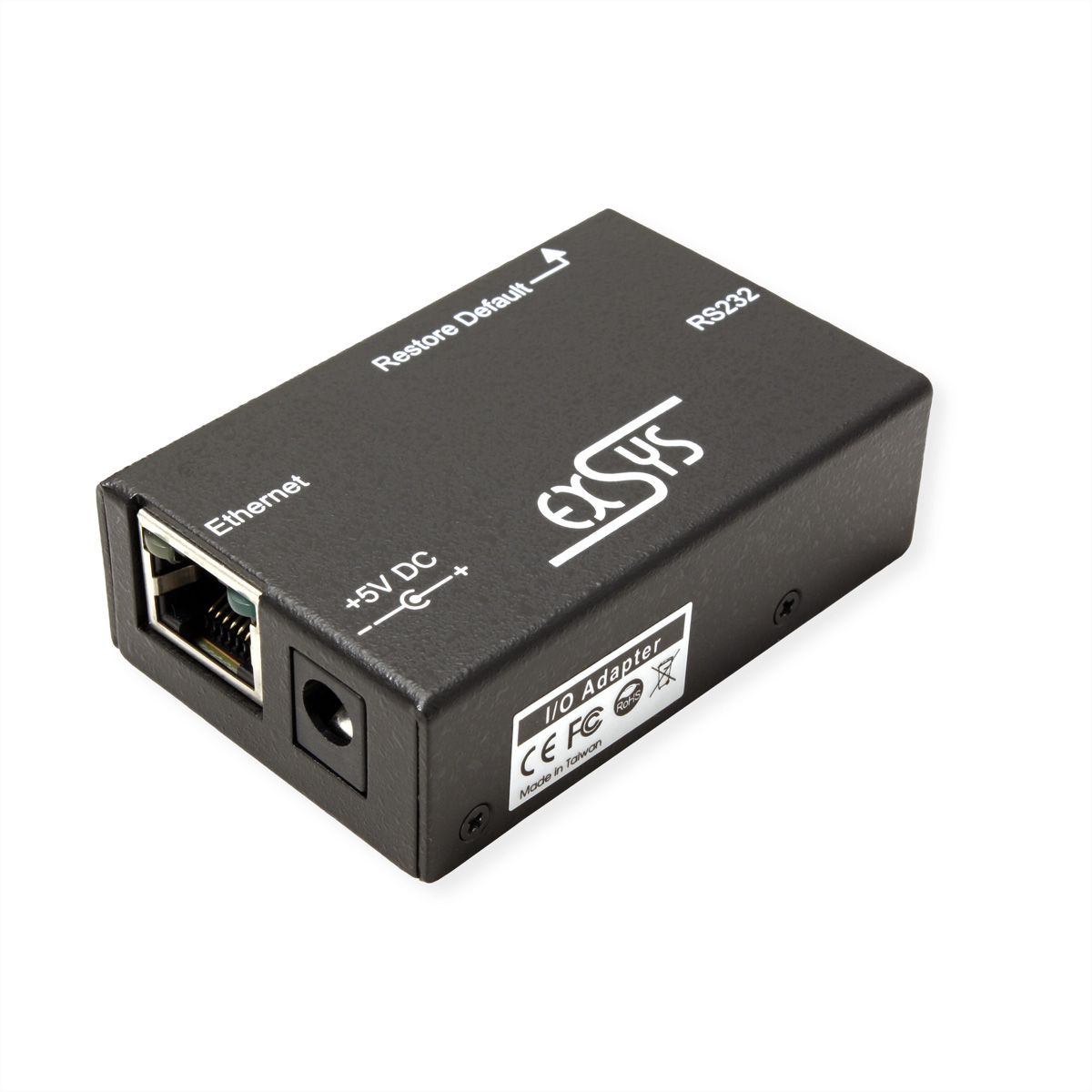 EXSYS EX-6030 RS232 Ethernet Data Gateway 1 port