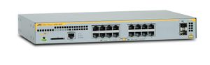 Allied Telesis AT-x230-18GP-50 Commutateur de réseau géré L2+ Gigabit Ethernet (10/100/1000) Connexion Ethernet, supportant l'alimentation via ce port (PoE) Gris