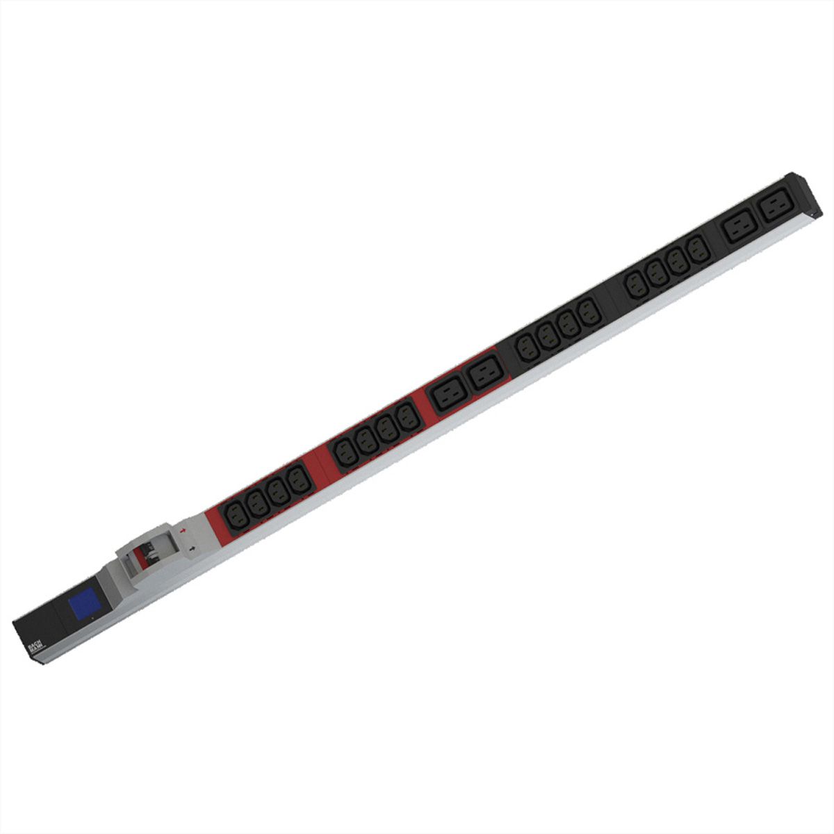 BACHMANN BN0500 PDU 19" 1U 16xC13 4xC19, mesure de puissance, prise CEE 32A, bleu
