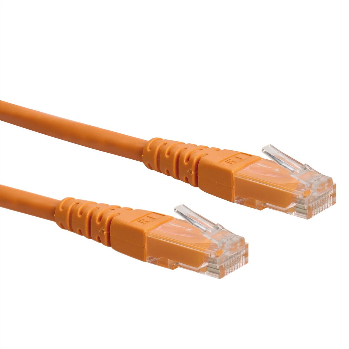 Cordon ROLINE Cat.6 (Classe E) UTP, orange, 0,3 m
