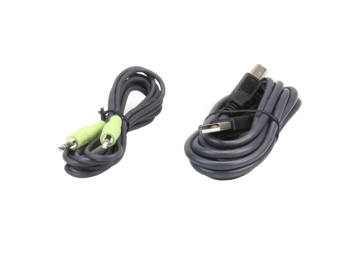 ATEN 2L-7D02UDPX5 Kit de câbles KVM sécurisé deux affichages DisplayPort USB