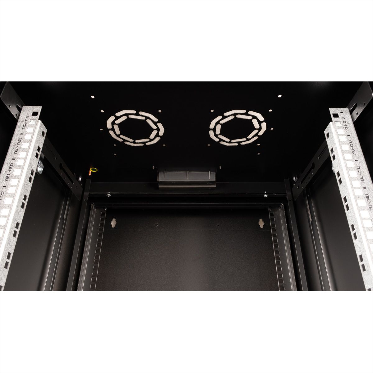 ROLINE 19" Boîtier mural Pro 20U, 600x600 LxP pivotant en 2 parties noir