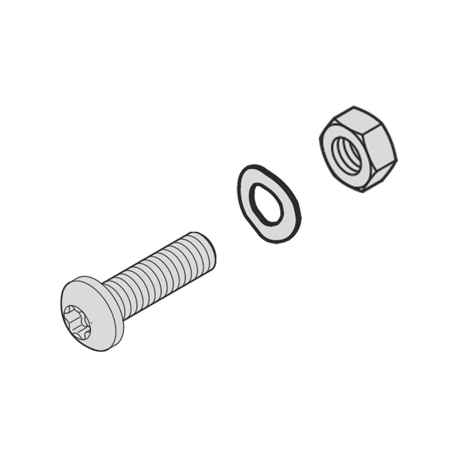 SCHROFF Kit de montage pour 1 ventilateur de remplacement AC ou DC