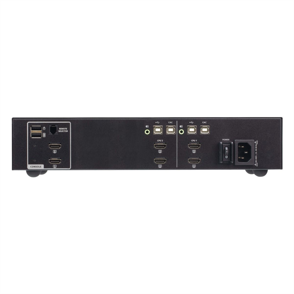 ATEN CS1142H4C Commutateur KVM sécurisé à double écran HDMI 2 ports USB avec CAC
