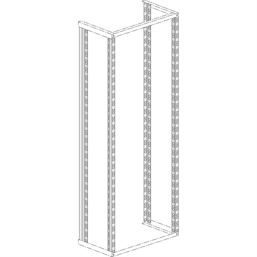 Montants 19" 15U, Pour racks 19"